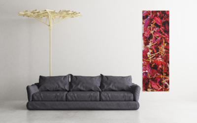 Inspiration | mockup of an art print in a modern room with a leather couch 843 el | digital art by davidanders